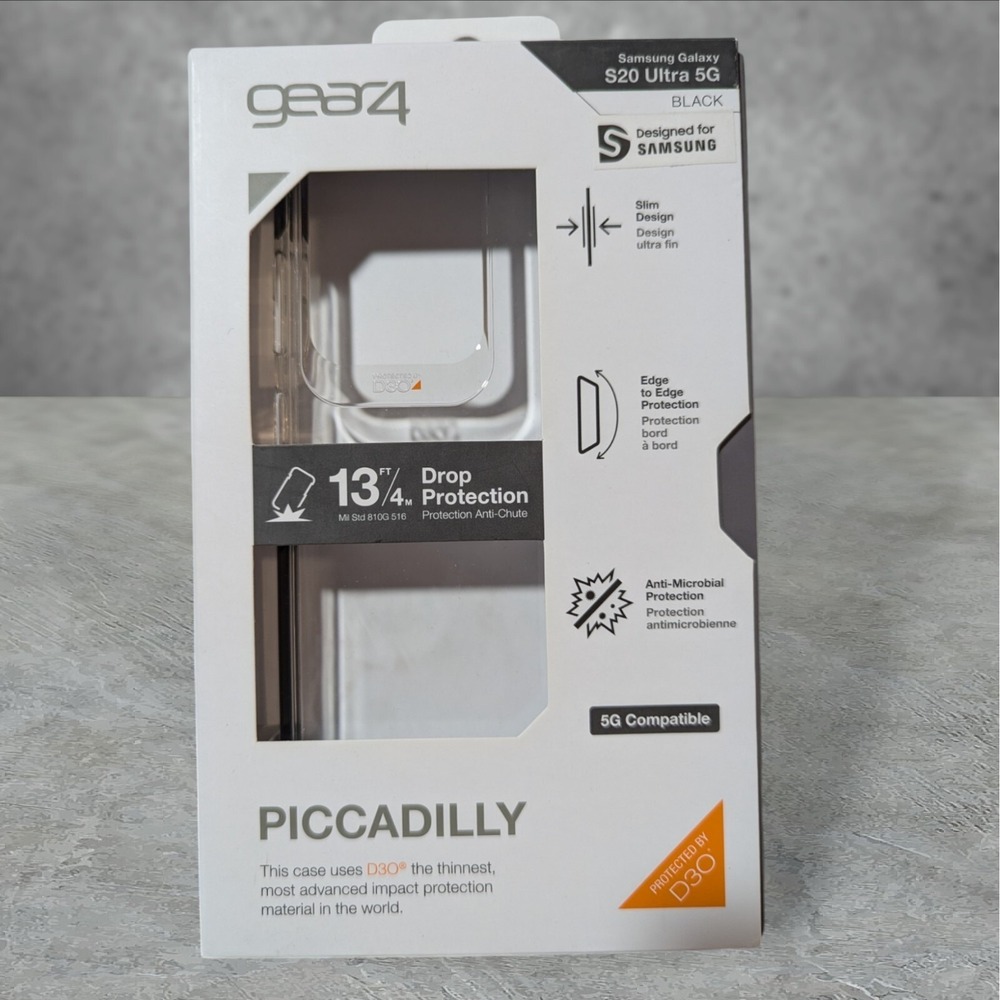 A8 Gear4 Piccadilly D3ObCase for Samsung Galaxy S20 Ultra 5G - Clear